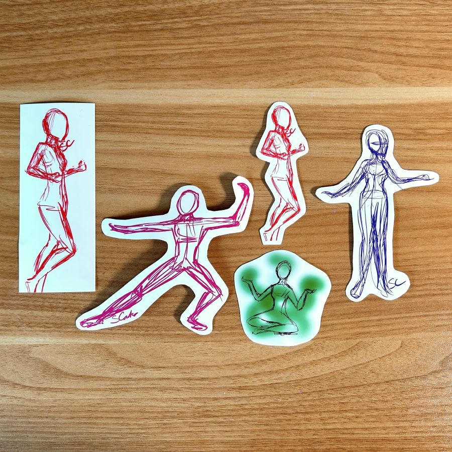 stickers cut-out